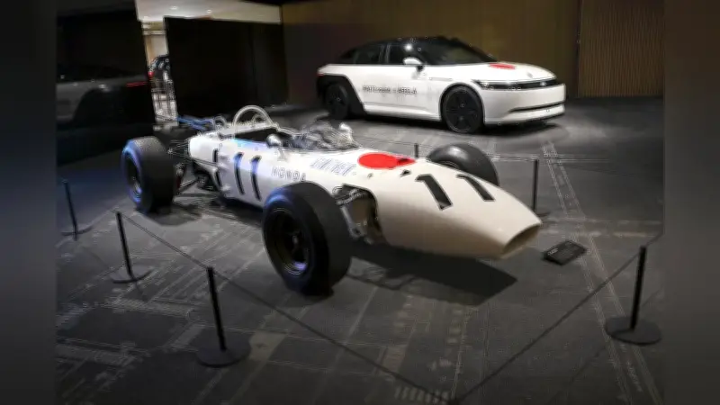 ホンダF1初優勝のエンジン音をEVで再現、「アフィーラ1」銀座で展示