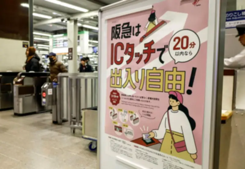 阪急電鉄、全駅でICカード利用による20分以内の改札内無料滞在サービスを開始