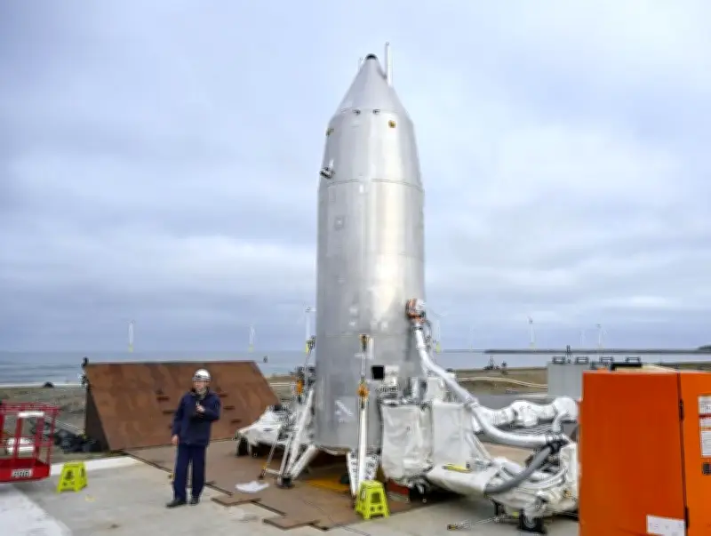 JAXAの再使用ロケット試験、強風で延期 秋田県能代市の施設で小型実験機「RV-X」