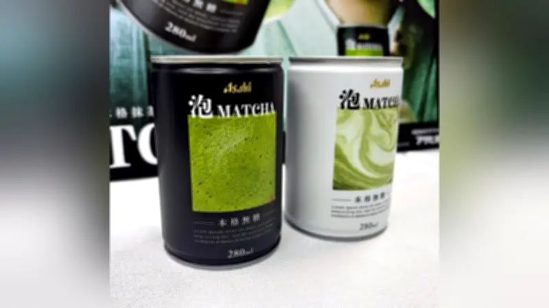 アサヒ飲料、缶タイプ抹茶「泡 MATCHA」を2026年下期に発売へ 生ジョッキ缶技術で本格味