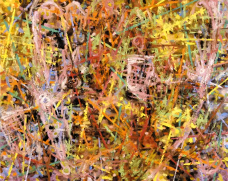 長沢秀之個展「OVER PAINTING」：万華鏡のように微細に変化する絵画と生成AIの対話