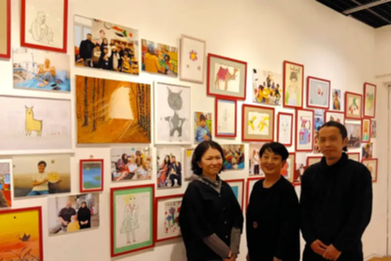 イラクの子どもたちの切実な思いを伝える企画展「PRAY FOR PEACE！」が神保町で開催中