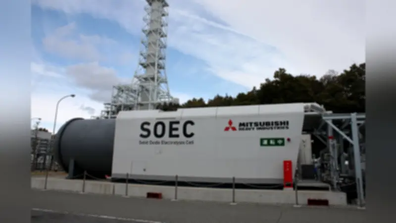 三菱重工、独自の円筒形SOEC技術でグリーン水素製造効率向上　2020年代後半の商用化目指す