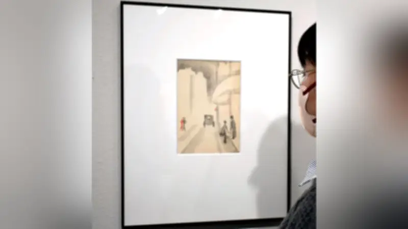 茂田井武のパリ画帳「ton paris」展 桐生で開催 やわらかな水彩で描く1930年代の街並み