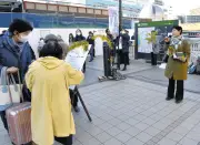 国際女性デーに松戸駅前でリレートーク ジェンダー平等へ「声上げれば社会変えられる」