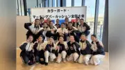 文京学院カラーガード部、全国大会で銀賞獲得 引退戦で輝く演技