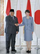 日インドネシア首脳会談、経済・安保協力で合意 中東情勢も緊密連携