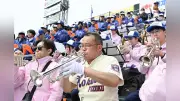 神戸国際大付OB、35年間トランペットで野球部応援 甲子園で熱演