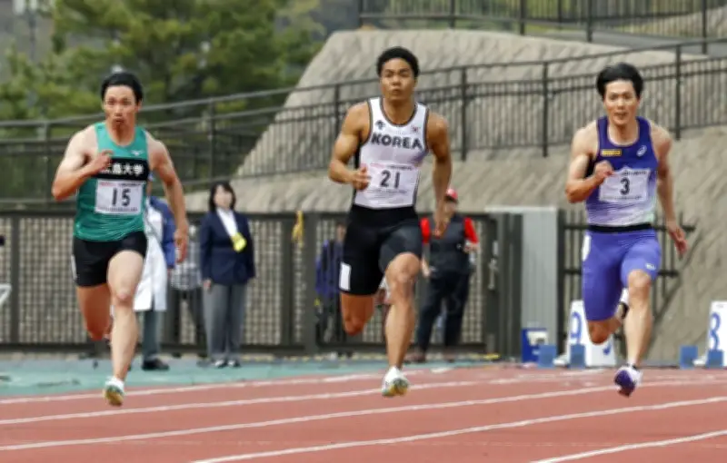 陸上出雲大会 男子100mは韓国ヌワマディが優勝、山本匠真が3位、山縣亮太4位