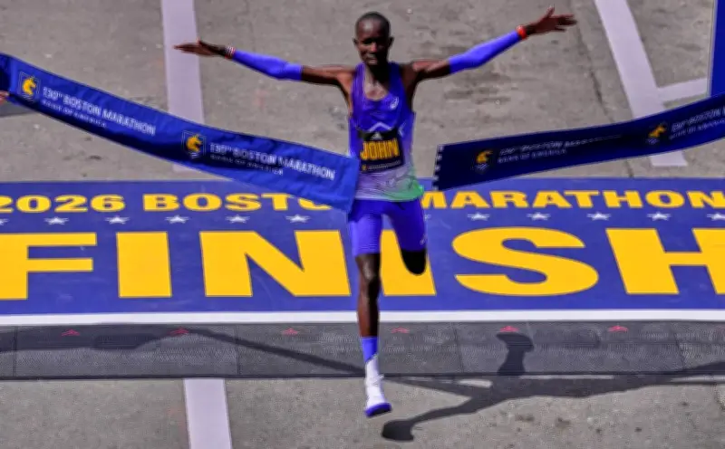 ボストンマラソン男子、ジョン・コリルが大会記録で2連覇達成 歴代5位の快走