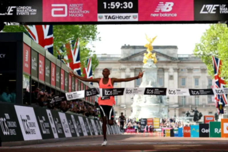 サウェ、ロンドンマラソンで初の2時間切り！世界新記録1時間59分30秒
