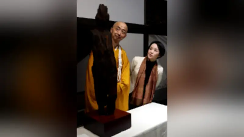 平安末期の焼損仏像「焼けぼとけ」、最新3D技術で立ち姿に復元…奈良・当麻寺で一般公開