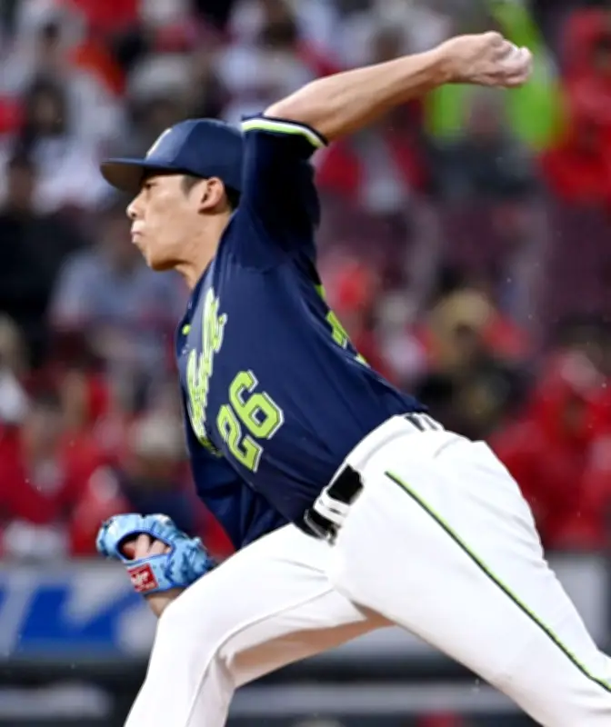 ヤクルト・山野が開幕4連勝を達成、広島を2-0で完封