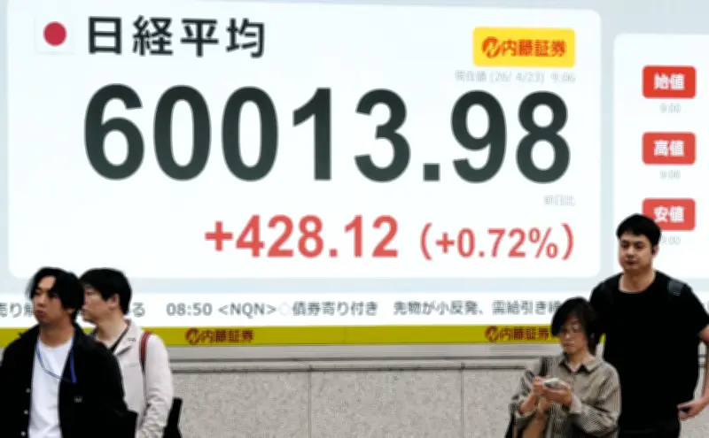 日経平均株価が史上初の6万円突破、米イラン協議進展への期待が市場を後押し