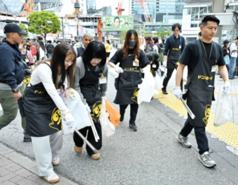 渋谷区、6月からポイ捨て過料2000円 ごみ箱未設置店には罰金5万円 鈴木雅之さんが啓発