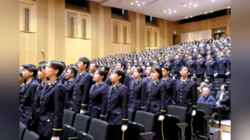 陸上自衛隊幹部候補生学校で入校式、防衛大卒業生ら658人が宣誓「国民の負託に応える」