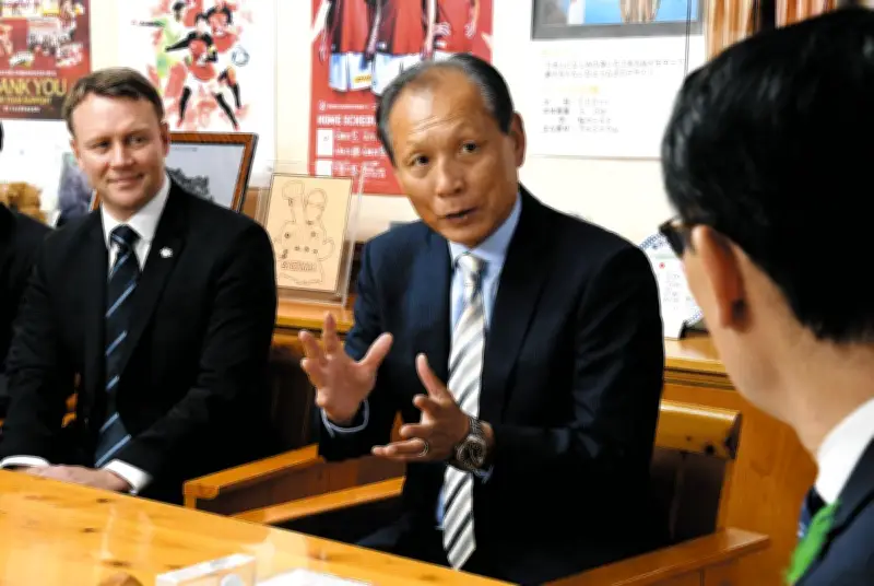 「タイトル争うビッグクラブに」大宮アルディージャ新社長が埼玉県庁で抱負