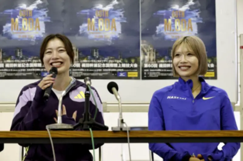 織田記念陸上、福部真子と中島ひとみが地元広島で意気込み語る