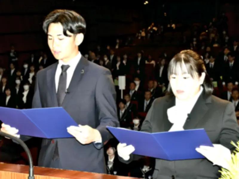 福島県内の大学で入学式、新入生が期待胸に学生生活スタート