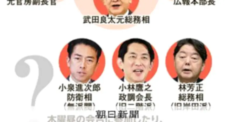 自民党旧派閥が木曜昼の会合を再開　岸田元首相や茂木外相も参加し実利求める動き活発化