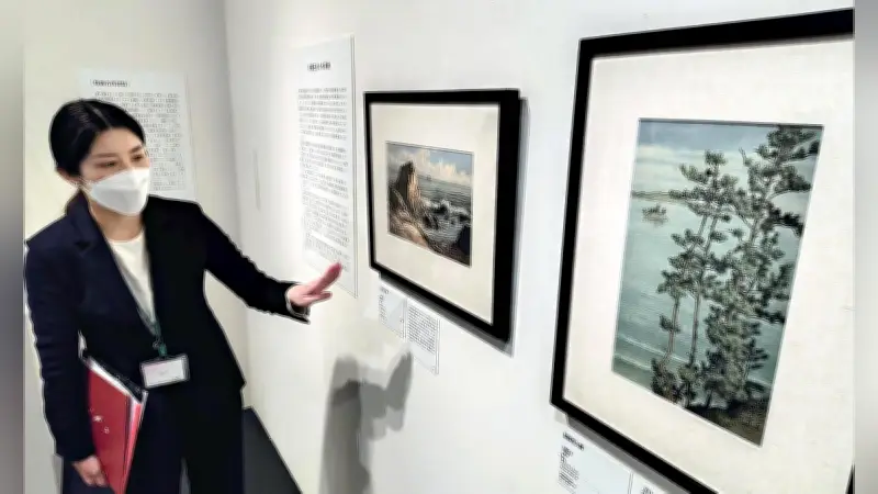 老舗和紙店・榛原の至宝展 三重・菰野で夢二や巴水の初公開作品を披露