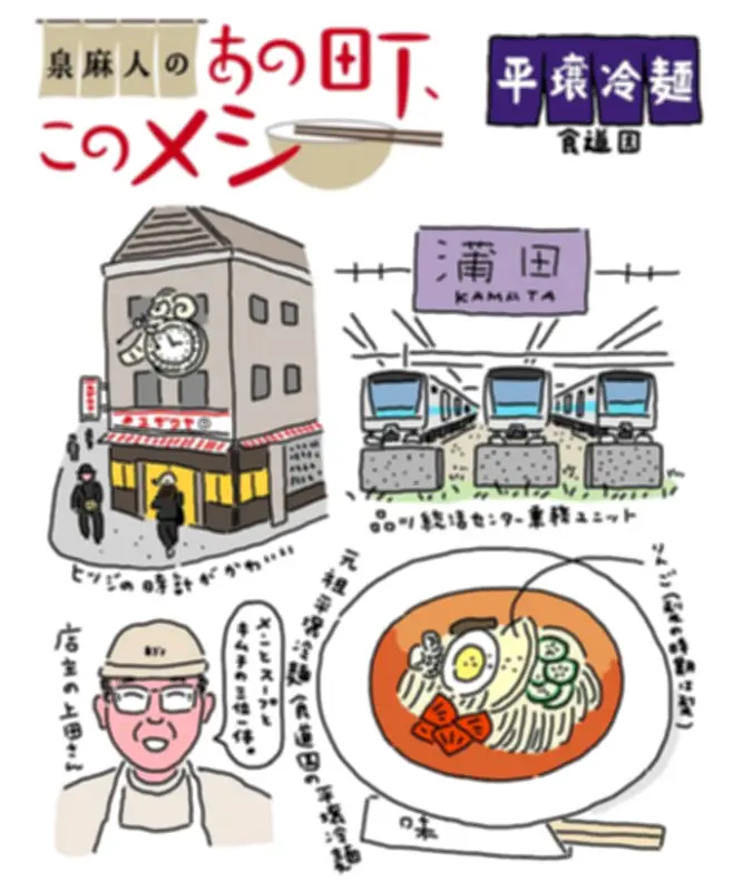大田区蒲田で平壌冷麺の本格味 食道園が鉄道史跡巡る街に根付く