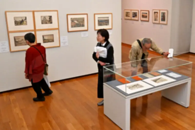 北斎と広重の競演展が郡山市立美術館で開幕、浮世絵の魅力を比較展示