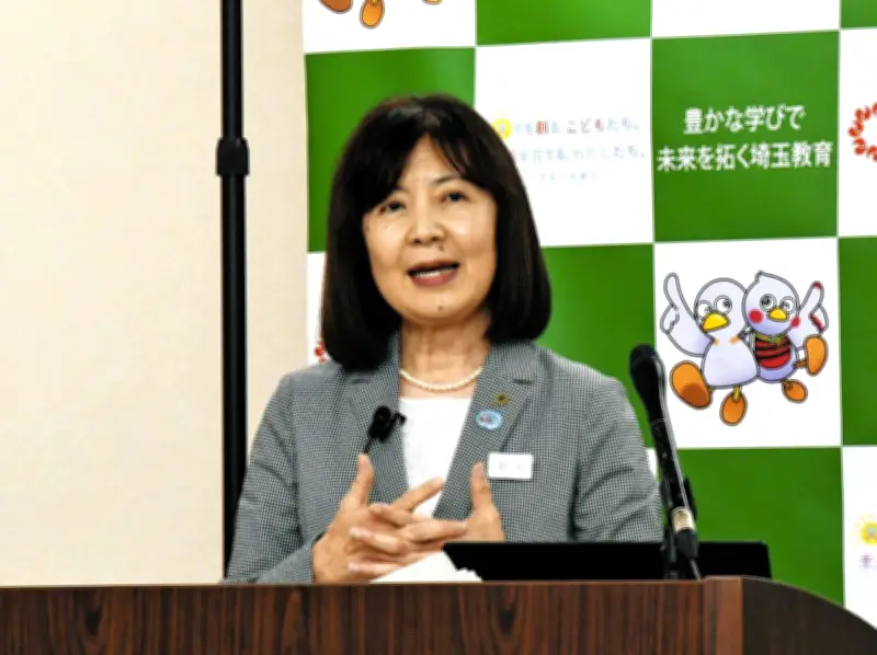 埼玉県教育長が初会見 県立高校の共学化推進と不祥事根絶を強調