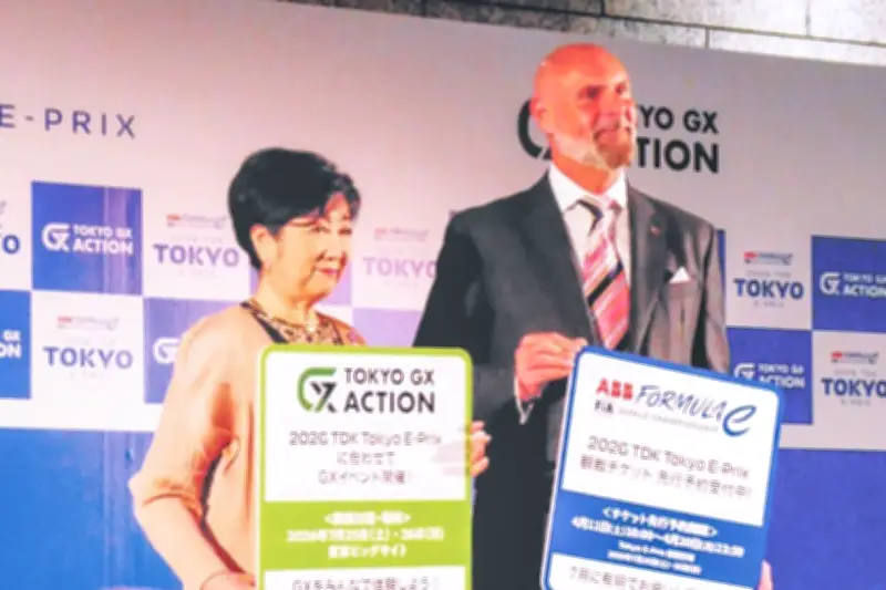 フォーミュラE東京大会、初のナイトレース開催へ 小池知事が熱戦をアピール