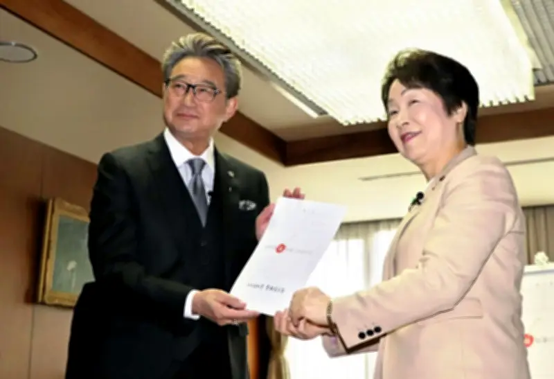 船越英一郎さん、山形県「福」知事に就任　県の魅力PRへ意気込み