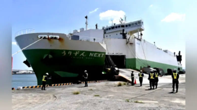 宮崎港に新たな定期航路が誕生、RORO船「うりずんNEXT」が初寄港