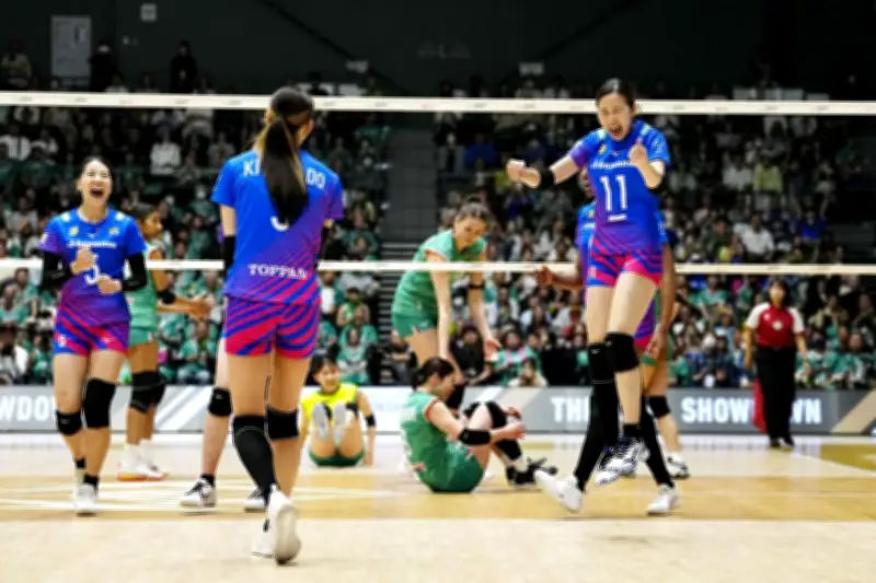 バレー女子SVリーグ、SAGA久光が初優勝　大阪Mをストレートで下す