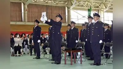 陸上自衛隊山口駐屯地で入隊式、18歳候補生が「母に誇れる姿を」と決意