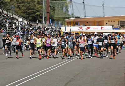 岐阜・恵那峡ハーフマラソン開催 起伏ある自然豊かなコースで2445人が疾走