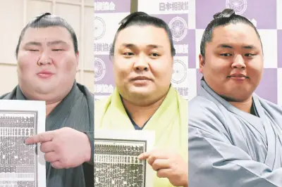 熱海富士が96年ぶり静岡出身関脇、霧島は12場所ぶり大関復帰