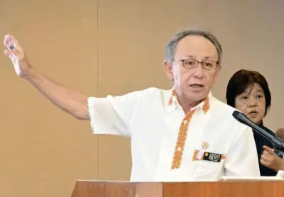 普天間返還時期「不明瞭に」、辺野古高速接続案に玉城知事が懸念