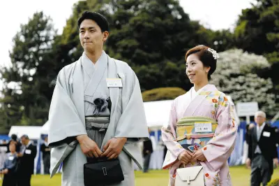 フィギュア「りくりゅう」ペア、両陛下に引退報告 春の園遊会で和服姿で感謝の言葉