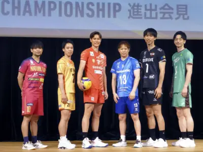 高橋藍「挑戦者の気持ち」バレー男子PO6チームが会見で決意表明