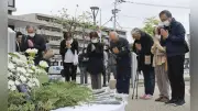 熊本地震「前震」から10年、98％家屋倒壊の益城町で献花台設置
