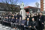 二・二六事件90年、松尾大佐しのぶ献花祭 福井市で今も継続
