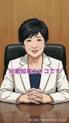 AI都知事ユリコ登場に小池知事「かわいすぎる」と笑顔、月2万5千円のコスト効果を検証