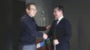 スポーツ庁長官がFC今治・岡田会長と意見交換、スタジアム核のまちづくり推進