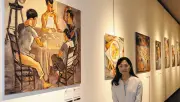 絵画でたどる日系米国人の強さ JICA横浜で戦時中の生活展示