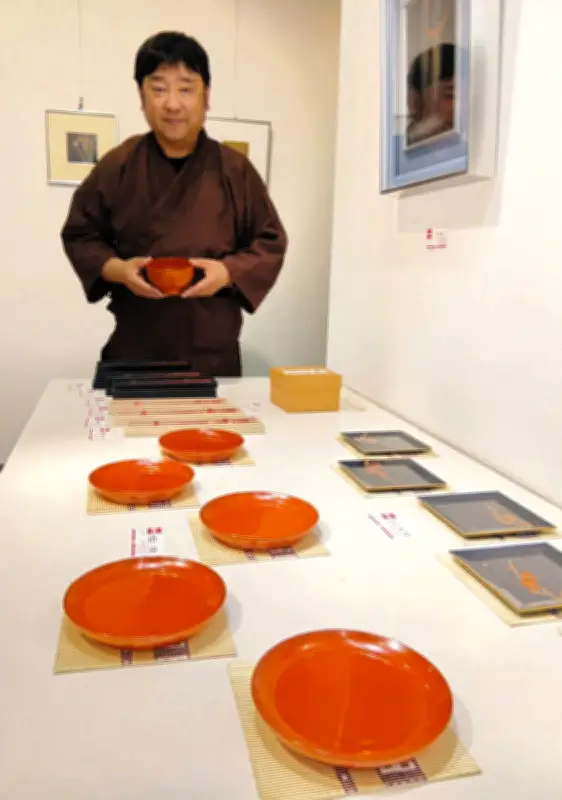 輪島塗の展示即売会、そごう千葉で11日まで　被災工房の作品並ぶ