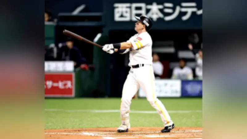 ソフトバンク栗原陵矢、月間11本目の2ラン！変化球を捉え右翼席へ