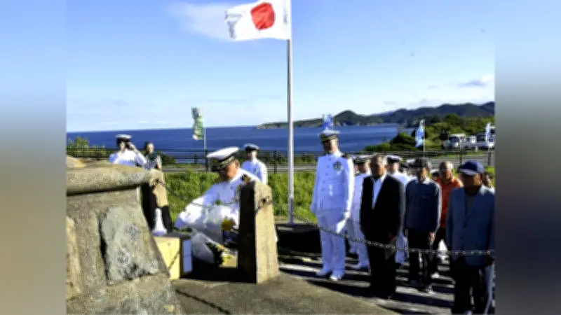 日本海海戦から121年、対馬市で日露戦没者の慰霊祭 平和への願い新た