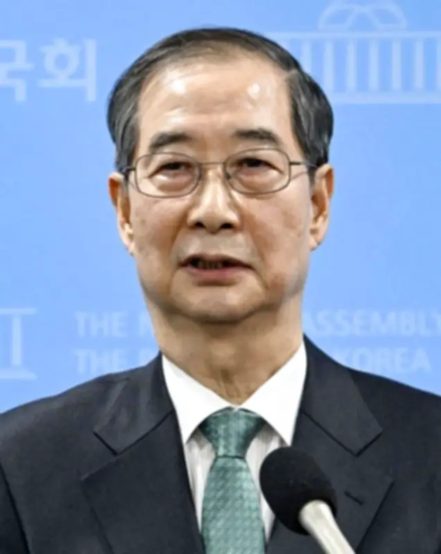 韓国前首相、二審で懲役15年 非常戒厳加担の罪、一審から8年減刑
