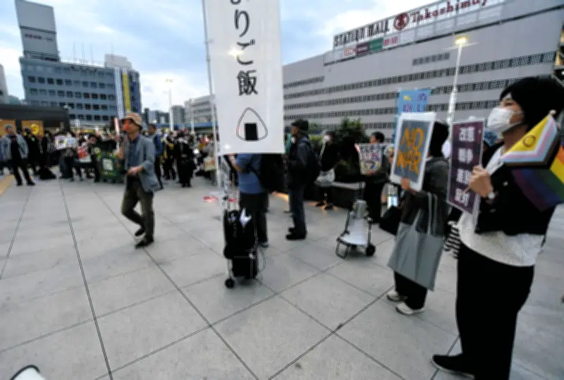 「武器よりご飯」柏駅前で170人が平和訴え 憲法記念日