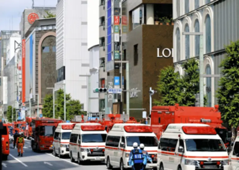 東京・銀座の商業施設で催涙スプレー噴射、男が逃走 25人が体調不良