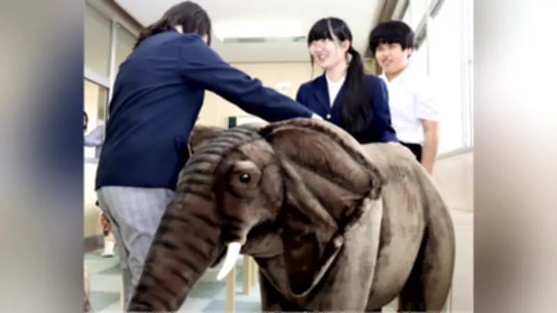 キリンやライオン28体の精巧な模型、岡山盲学校に寄贈 触れて感じる動物園
